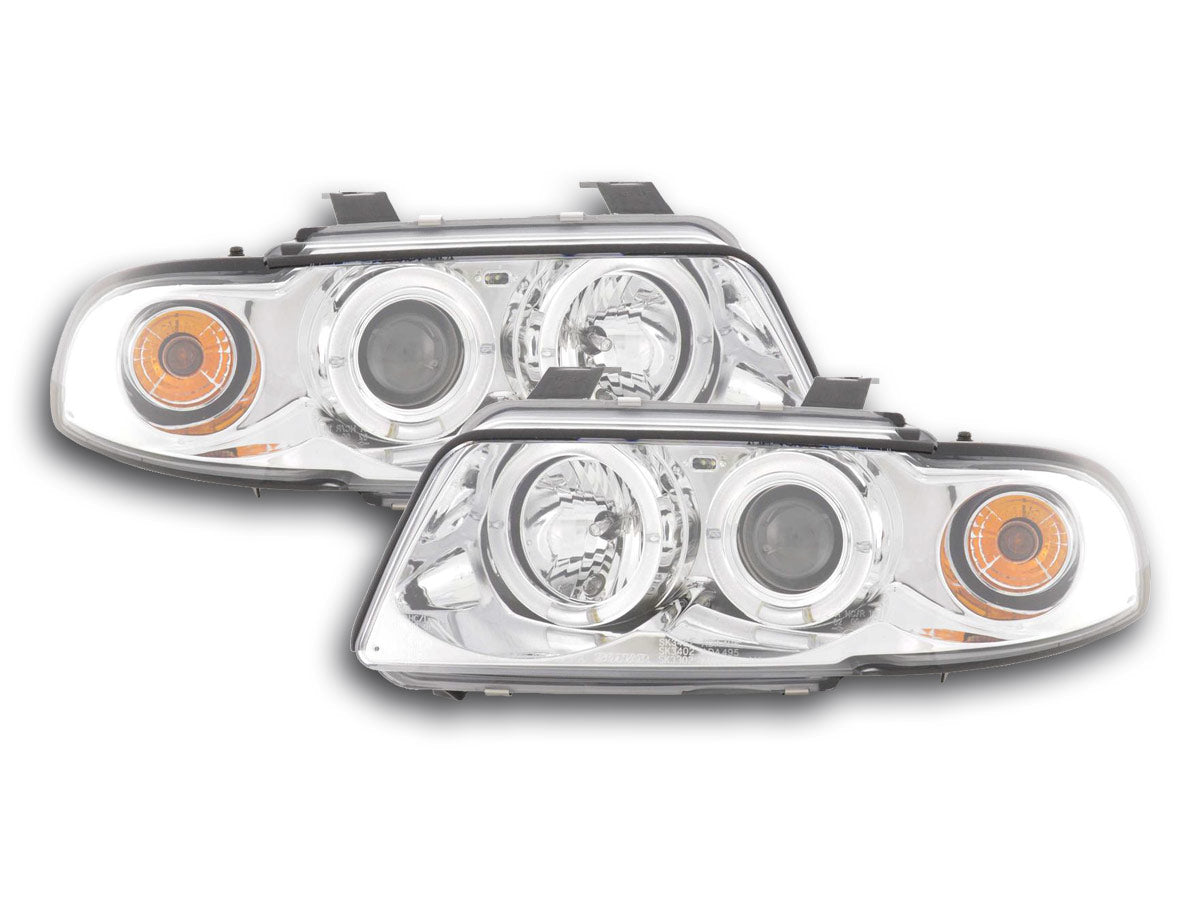 Scheinwerfer Set Audi A4 Typ B5 95-99 chrom Scheinwerfer Set Audi A4 Typ B5 95-99 chrom